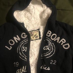 Thick black sweater jacket